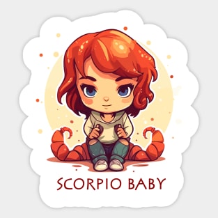 Scorpio Baby 2 Sticker